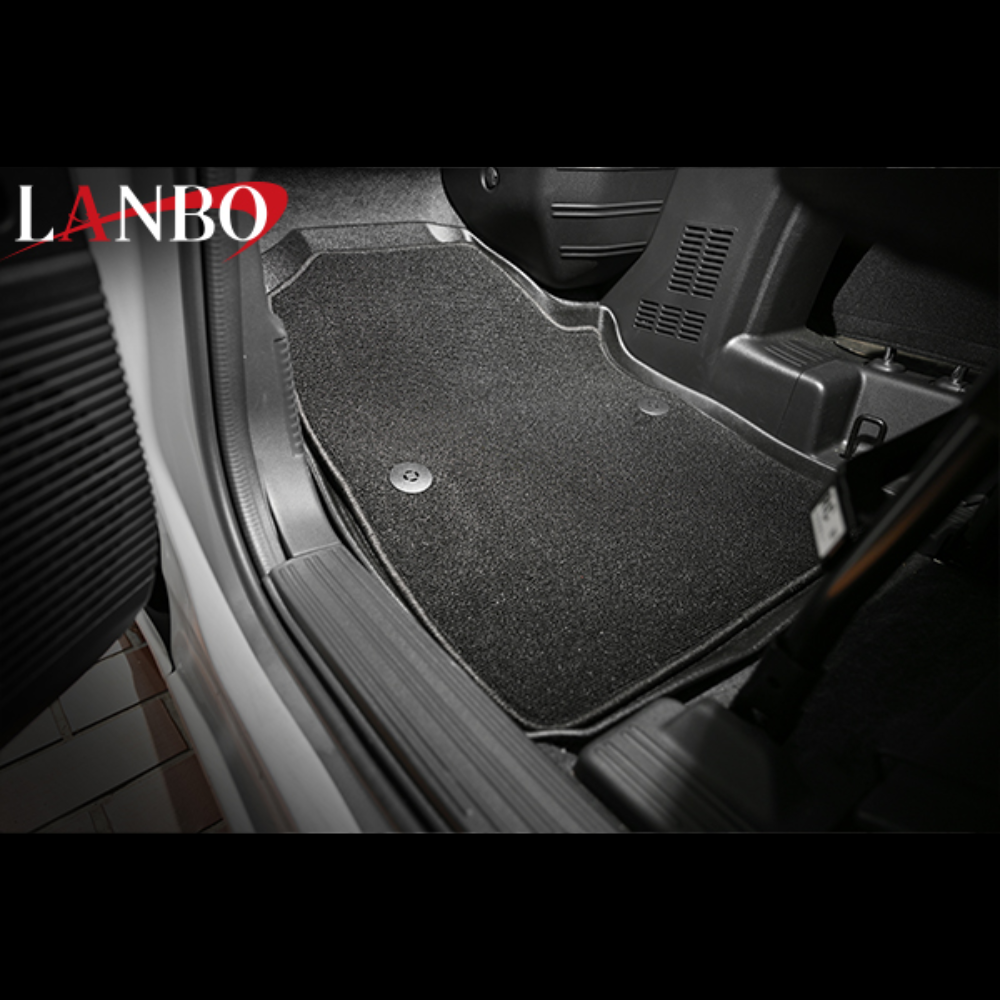 新車にお薦め (ブラック) 3Dデュアルフロアマット 前方席用 N-VAN JJ1/2 H30/7- FLM56 内装 インテリア 車内 ドレスアップ カスタム