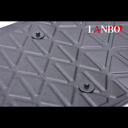 新車にお薦め (ブラック) 3Dデュアルフロアマット 前方席用 N-VAN JJ1/2 H30/7- FLM56 内装 インテリア 車内 ドレスアップ カスタム