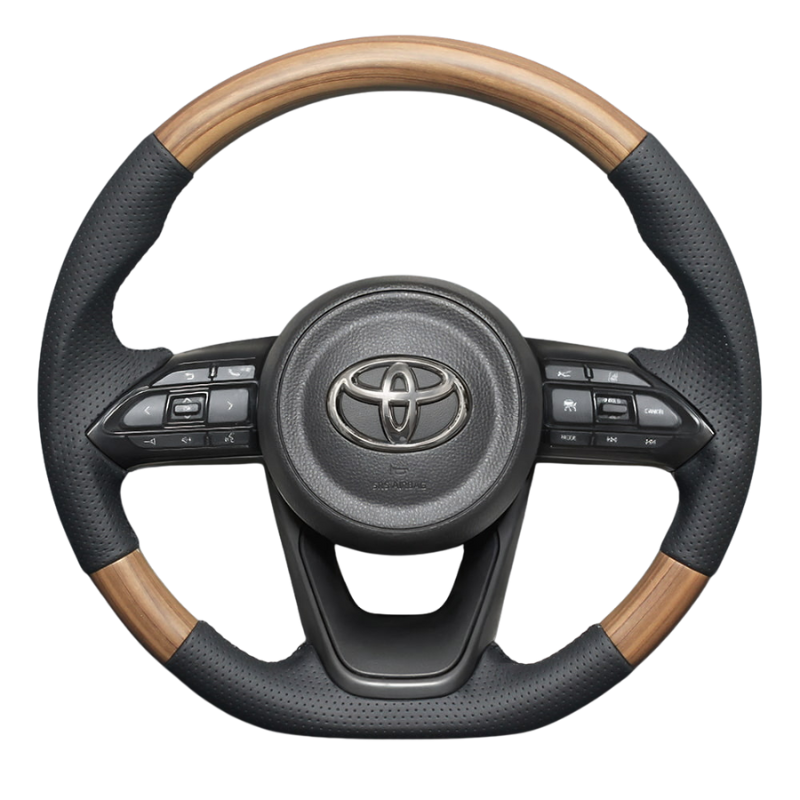 高品質の証ユーロステッチ採用 (マットアッシュブラウン x ブラックステッチ) 純正交換ガングリップステアリング シエンタ MX10系 R4/9- LS197