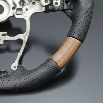 高品質の証ユーロステッチ採用 (マットアッシュブラウン x ブラックステッチ) 純正交換ガングリップステアリング シエンタ MX10系 R4/9- LS197