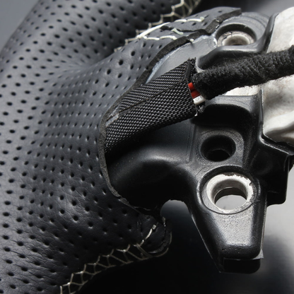 (ウズラモクブラウン) 純正交換ガングリップステアリング 現行アルファード 40系 Xグレード専用 LS200 ヒーター対応/アクティブ操舵機能付車は装着不可