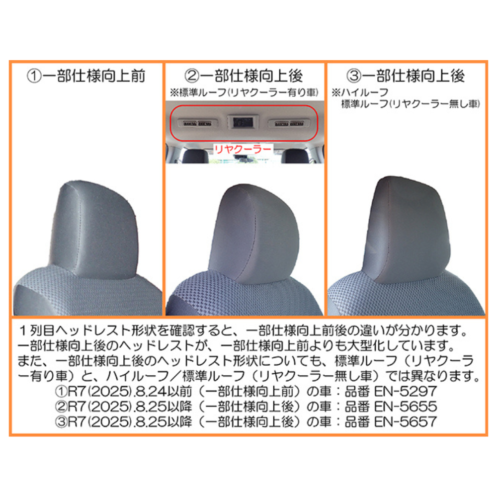 現行新型DX/EX リヤクーラー無 (ブラウン) クラッツィオシートカバー ジュニア Clazzio Jr キャラバン NV350 R7/9- EN-5657