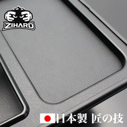 新車にお薦め 国内受注生産 (レザーブラック) フロントセンターテーブル デリカD5 CV系 前期 後期 ZFC01 機能性テーブル