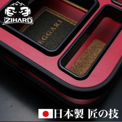 新車にお薦め 国内受注生産 (レザーレッド) フロントセンターテーブル デリカD5 CV系 前期 後期 ZFC03 機能性テーブル