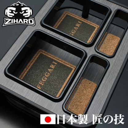 新車にお薦め 国内受注生産 (ダークチェリー) フロントセンターテーブル デリカD5 CV系 前期 後期 ZFC07 機能性テーブル