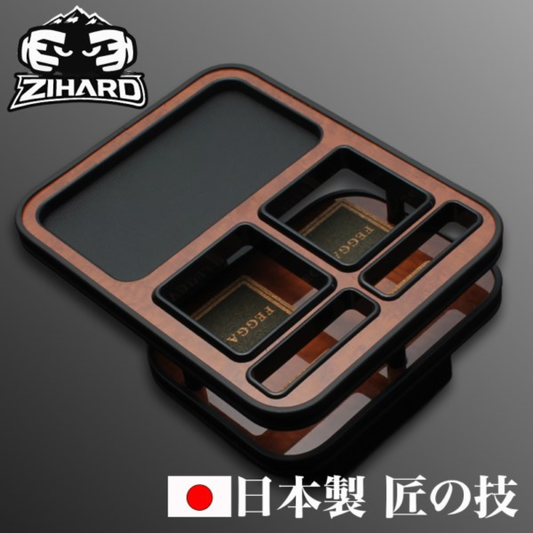 新車にお薦め 国内受注生産 (茶木目調) フロントセンターテーブル デリカD5 CV系 前期 後期 ZFC08 機能性テーブル