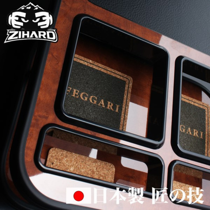 新車にお薦め 国内受注生産 (茶木目調) フロントセンターテーブル デリカD5 CV系 前期 後期 ZFC08 機能性テーブル
