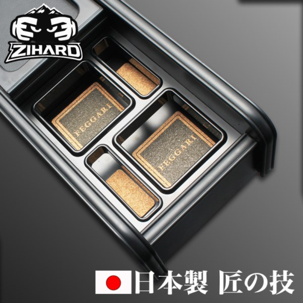 国内受注生産 (ピアノブラック) デリカ専用センターコンソール デリカD5 CV系 前期 後期 ZFCP01 純正のカバーを外して両面テープで簡単