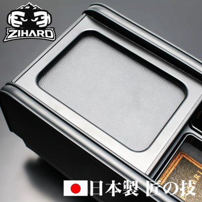 国内受注生産 (ピアノブラック) デリカ専用センターコンソール デリカD5 CV系 前期 後期 ZFCP01 純正のカバーを外して両面テープで簡単