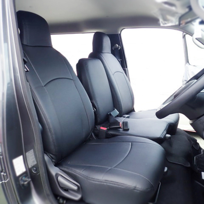 現行型 R7/12以降のNV200 (ブラック) シートカバーセット Clazzio Jr NV200 バネットワゴン M20 16X-3R R7/12- 3列シート/7人乗り用 EN-5216 新車に