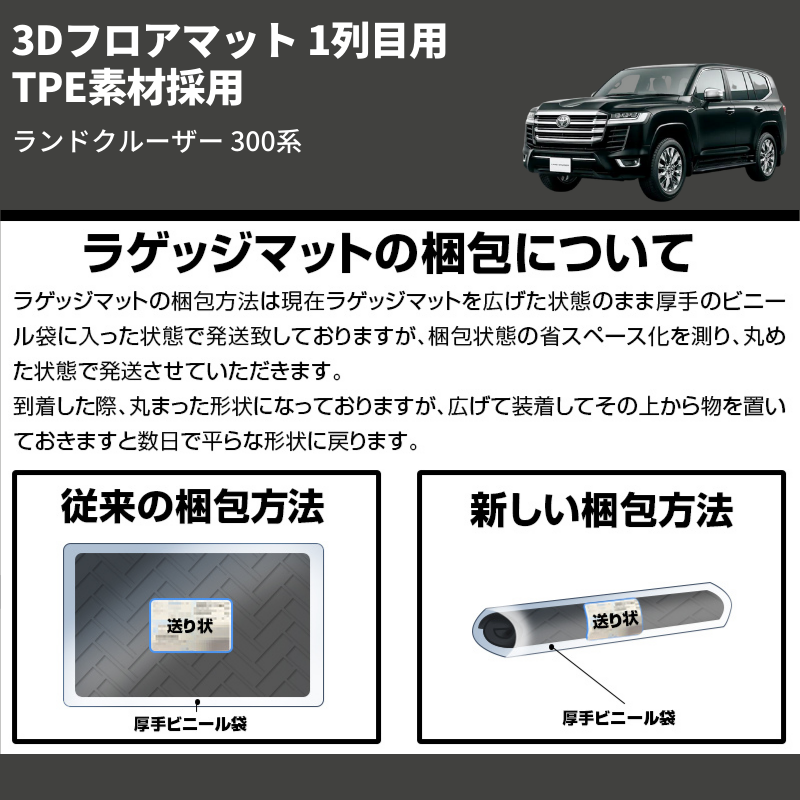 ランドクルーザー 300系 LANBO 3Dフロアマット LM138 | 車種専用