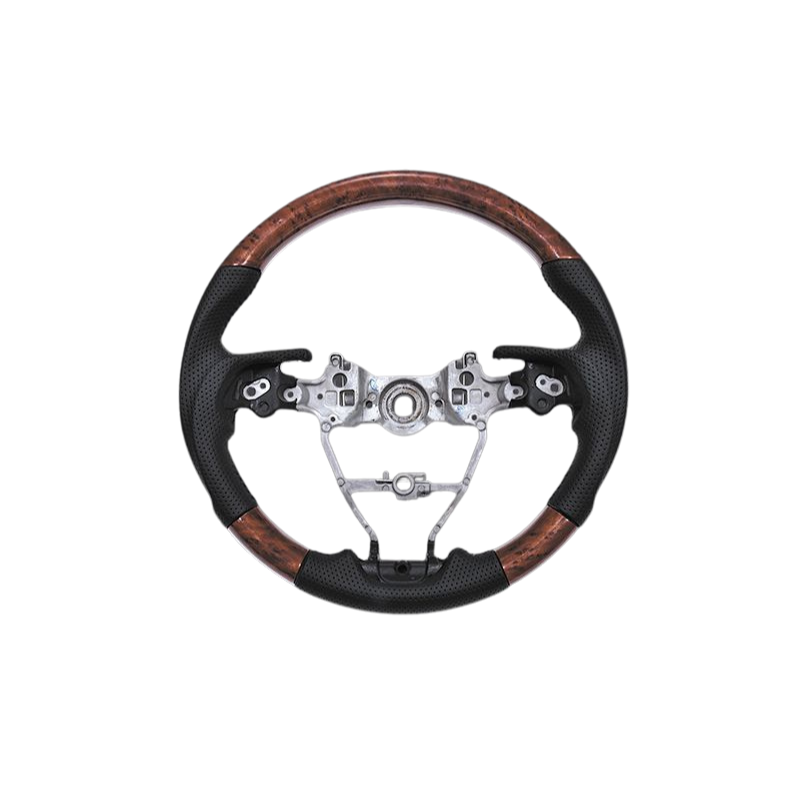 (茶木目) ガングリップ オリジナル コンビステアリング RAV4 50系 2019.4-