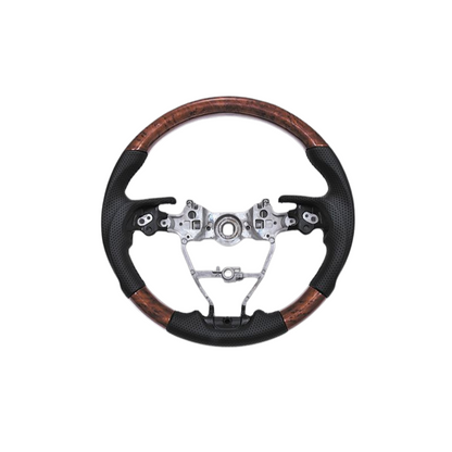 (茶木目) ガングリップ オリジナル コンビステアリング RAV4 50系 2019.4-