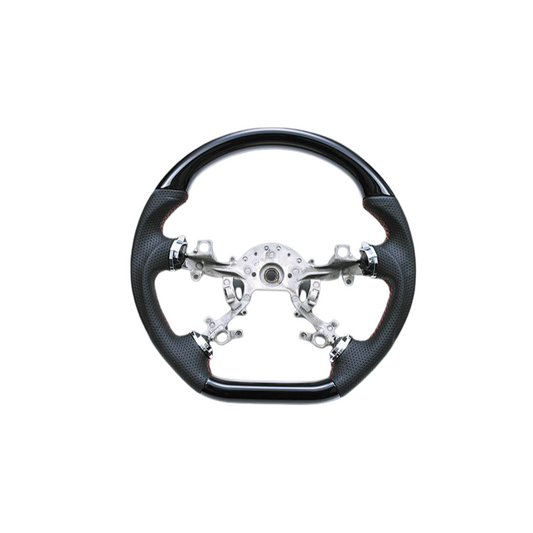 (ピアノブラック) ガングリップ D型 オリジナル コンビステアリング デリカ D:5 前期 CV#W