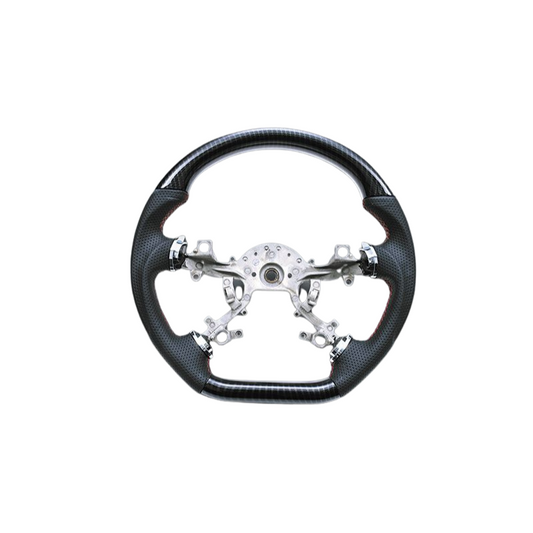 (カーボン調) ガングリップ D型 オリジナル コンビステアリング デリカ D:5 前期 CV#W