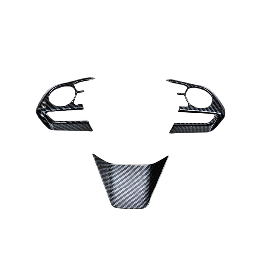 (カーボン調) 3P ステアリングスイッチガーニッシュ カムリ AXVH70/75