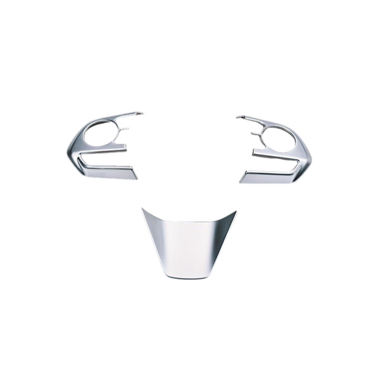 (シルバー) 3P ステアリングスイッチガーニッシュ カムリ AXVH70/75