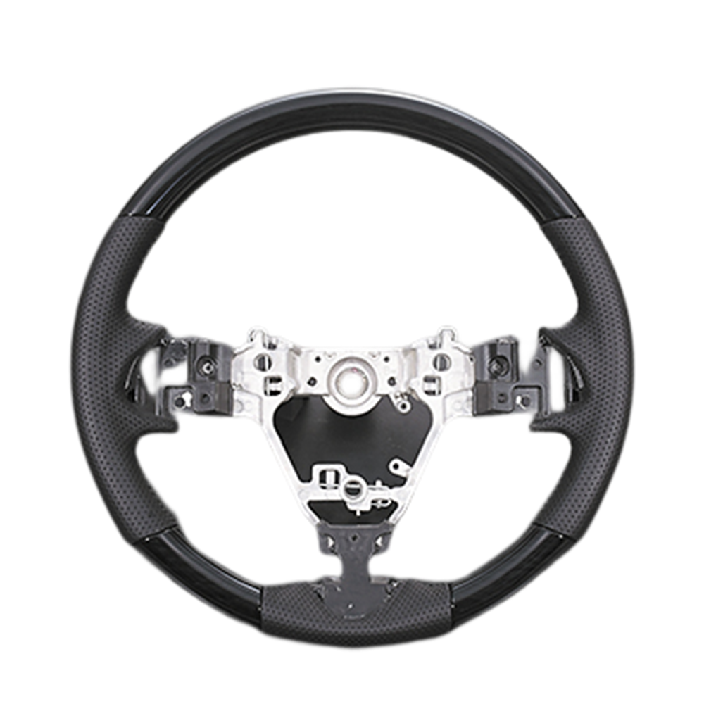 (ピアノブラック) ノーマルグリップ オリジナル コンビステアリング ウェイク WAKE LA700系 2017/2-