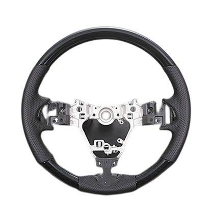 (ピアノブラック) ノーマルグリップ オリジナル コンビステアリング ウェイク WAKE LA700系 2017/2-