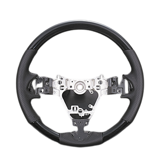 (ピアノブラック) ノーマルグリップ オリジナル コンビステアリング ウェイク WAKE LA700系 2017/2-