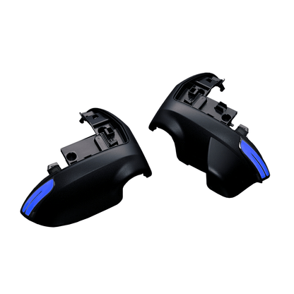 (ライトバーブルー) オープニングライト機能搭載 流星Ver.4 LEDウインカーミラーレンズキット フットランプ付 ハイゼットトラック ジャンボ  S500P/S510P 前期