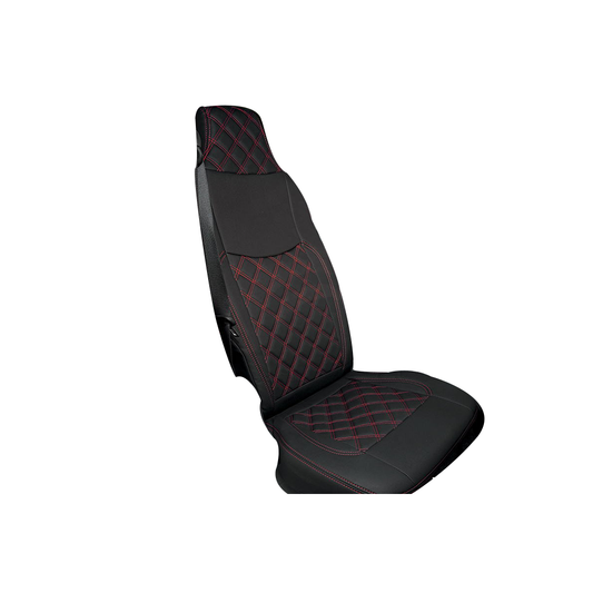 (レッドステッチ)  キルティングレザーシートカバー スーパーキャリイ専用 DA16T キャリイトラック不可