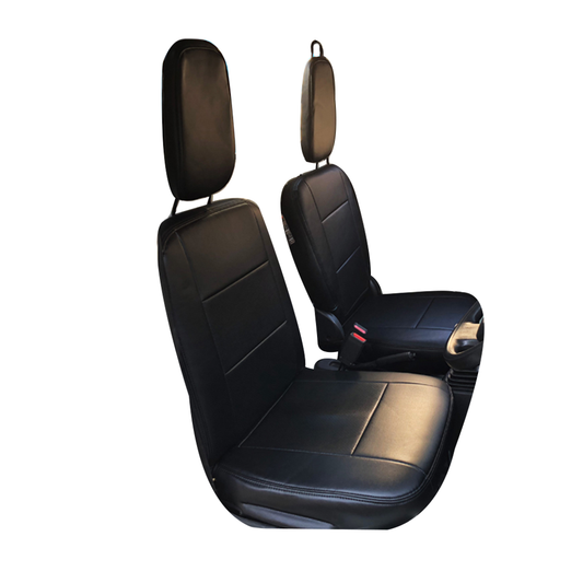 (ブラックレザー) Azur 機能性シートカバー フロント用 運転席助手席セット アクティトラック HA8 / HA9 全年式