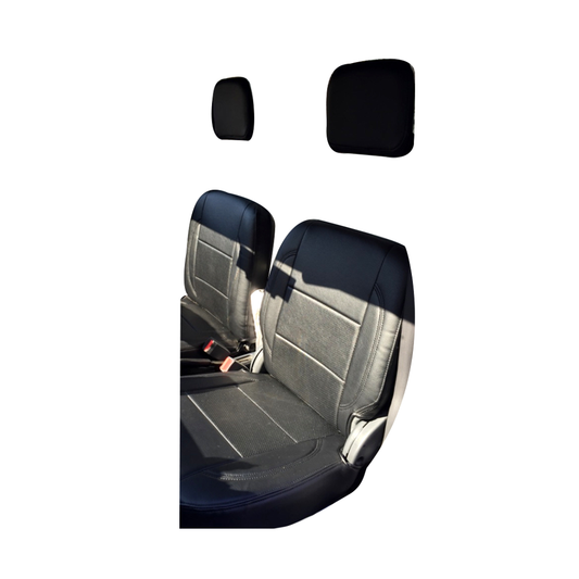 (ブラックレザー) Azur 機能性シートカバー フロント用 運転席助手席セット アクティトラック HA6 / HA7 H13/02-H21/12