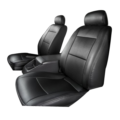 (ブラックレザー) Azur 機能性シートカバー フロント用 運転席助手席セット エブリイワゴン DA62W H13/09-H17/07