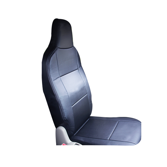 (ブラックレザー) Azur 機能性シートカバー フロント用 運転席助手席セット エブリイバン DA17V H27/02- ※JOIN系不可