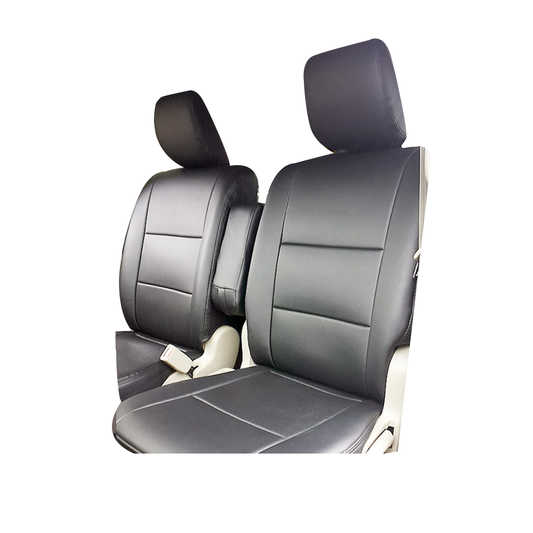 (ブラックレザー) Azur 機能性シートカバー フロント用 運転席助手席セット エブリイバン DA17V JOIN JOINターボ