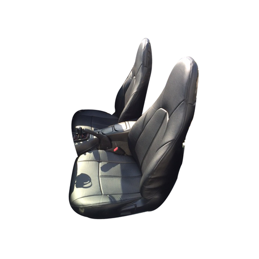 (ブラックレザー) Azur 機能性シートカバー フロント用 運転席助手席セット ロードスター NB6 / NB8 後期 H12/07-H17/08