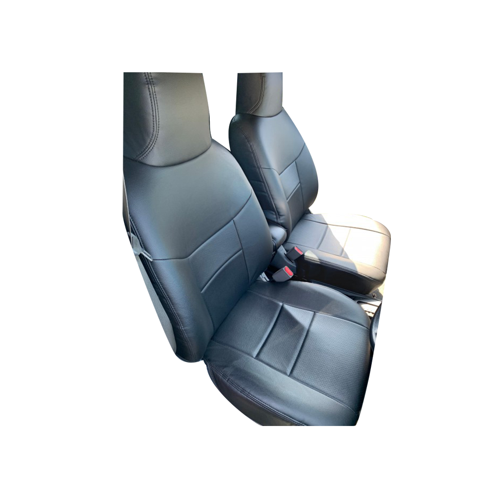 (ブラックレザー) Azur 機能性シートカバー フロント用 運転席助手席セット AD / ADエキスパート Y12 H24/05-