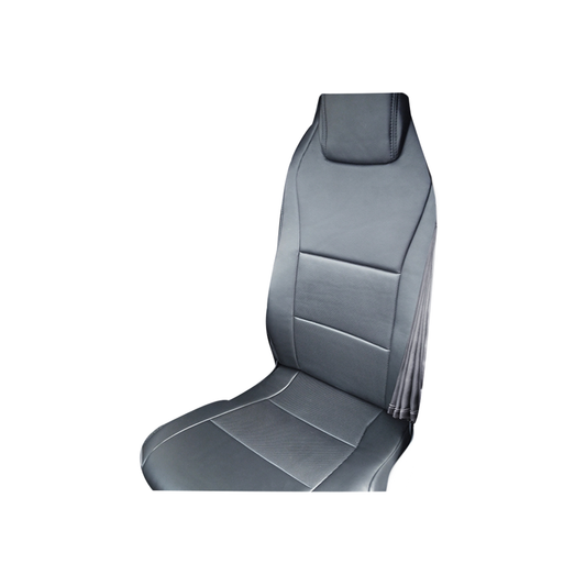 (ブラックレザー) Azur 機能性シートカバー フロント用 運転席助手席セット 日野 プロフィア 高機能シート H29/05-