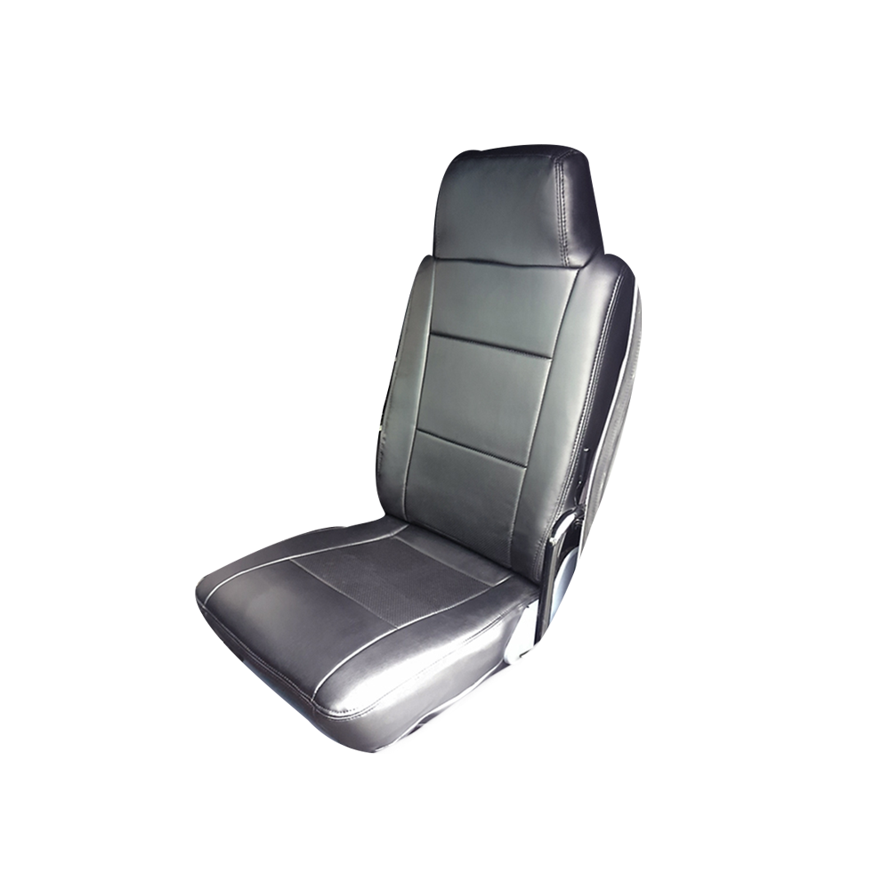 (ブラックレザー) Azur 機能性シートカバー フロント用 運転席助手席セット 日野 プロフィア (グランドプロフィア) H15/12-H29/04