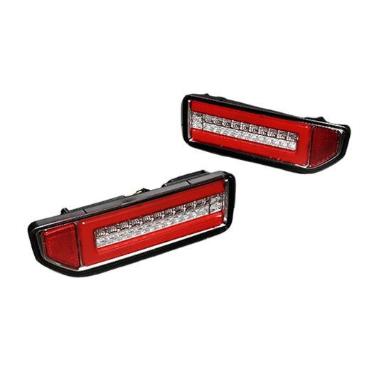 (クリアレンズ・インナークローム/レッドバー) 流星バージョン オールLEDテールランプ Ver.1 ジムニー / ジムニーシエラ JB64W JB74W