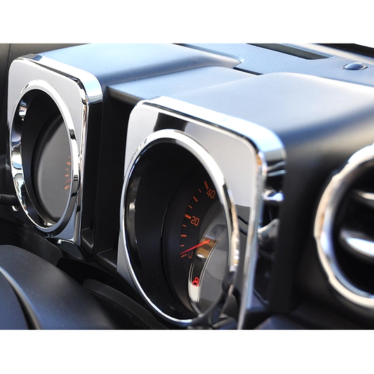 (クロームメッキ) ABS製 メーターパネルカバー ジムニー / ジムニーシエラ JB64W JB74W