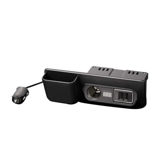 (両面テープ固定)  USB+ソケット電源増設キット ハイエース/レジアスエース マツダ ボンゴブローニイバン 200系