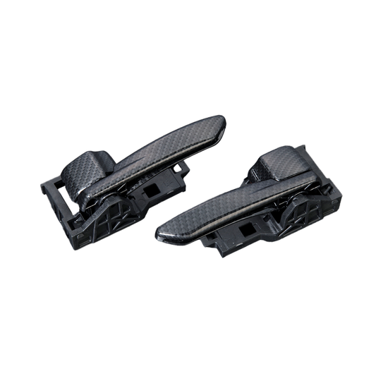 (カーボン調) ABS樹脂製 インサイドドアハンドル 純正交換タイプ 左右セット カムリ 70系 他