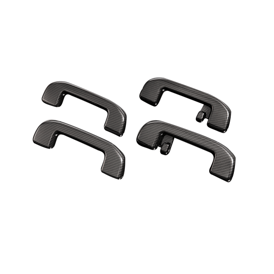 (カーボン調) 後席フック付き 交換式 アシストグリップ 4P アクア MXPK10/MXPK11/MXPK15/MXPK16