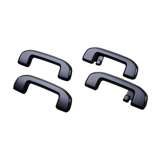 (ピアノブラック) 後席フック付き 交換式 アシストグリップ 4P RAV4 50系