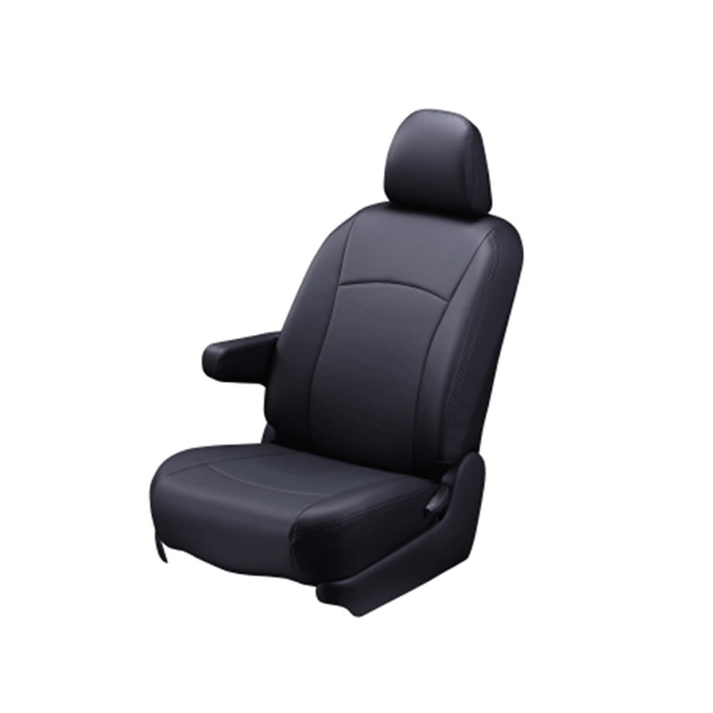 (ブラック) EM-7602 Clazzio Jr シートカバー クラッツィオ ジュニア デリカD:5 CV1W G アーバンギア:G H31/2- 運転席手動シート 7人乗り