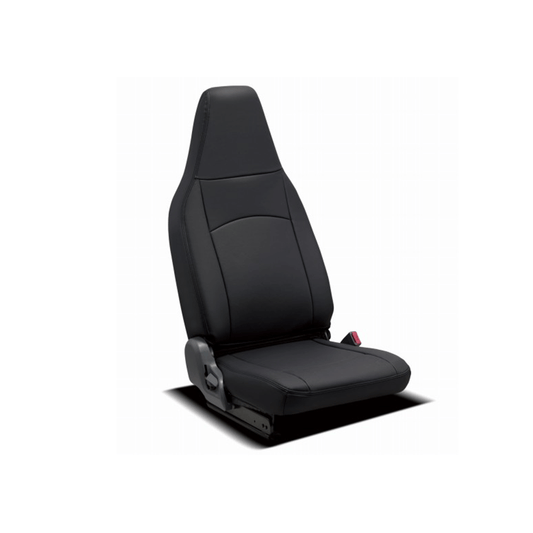 (ブラック) ET-4034-01 クラッツィオ 働くクルマシリーズ ストロングレザーシートカバー デュトロ 2.0tクラス  標準キャブ スタンダード 分割型シート車 R1/5-
