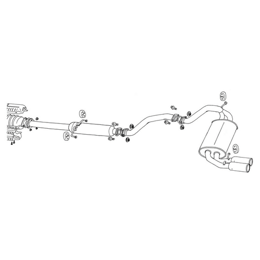 (750-52433) 正規品 FUJITSUBO フジツボ マフラー Legalis R CR-X EF8 H1.9-H4.2