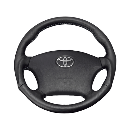 (ダークグレーレザー×ブルーステッチ) ガングリップ ウッド×パンチング 本皮調 レザーステアリング ノア 60系 後期 FEGGARI LS116LBL-007 専用設計 高品質