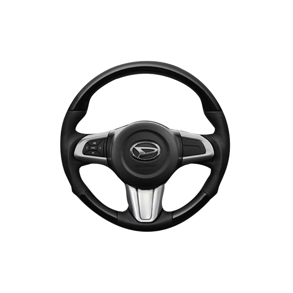 (ピアノブラック×ダークグレー) ガングリップ ウッドコンビステアリング ウェイク LA700/710系 FEGGARI LDWF-P-001 車種専用設計 高品質