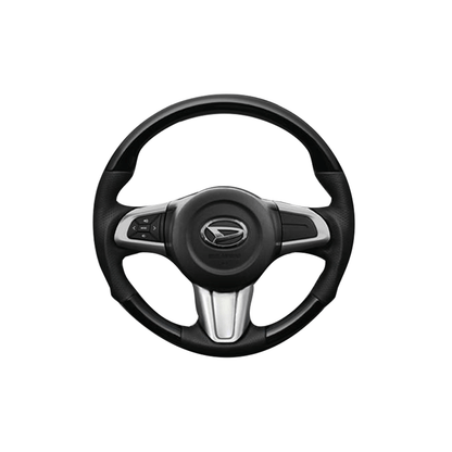 (ピアノブラック×ダークグレー) ガングリップ ウッドコンビステアリング ウェイク LA700/710系 FEGGARI LDWF-P-001 車種専用設計 高品質