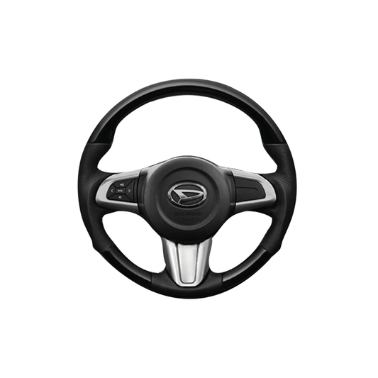 (ピアノブラック×ダークグレー) ガングリップ ウッドコンビステアリング ウェイク LA700/710系 FEGGARI LDWF-P-001 車種専用設計 高品質