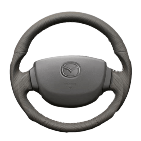 (ベージュレザー×シルバーユーロステッチ) ガングリップ ウッド×パンチング 本皮調 レザーステアリング スクラムバン DG17V系 FEGGARI LSEV-VALS-004