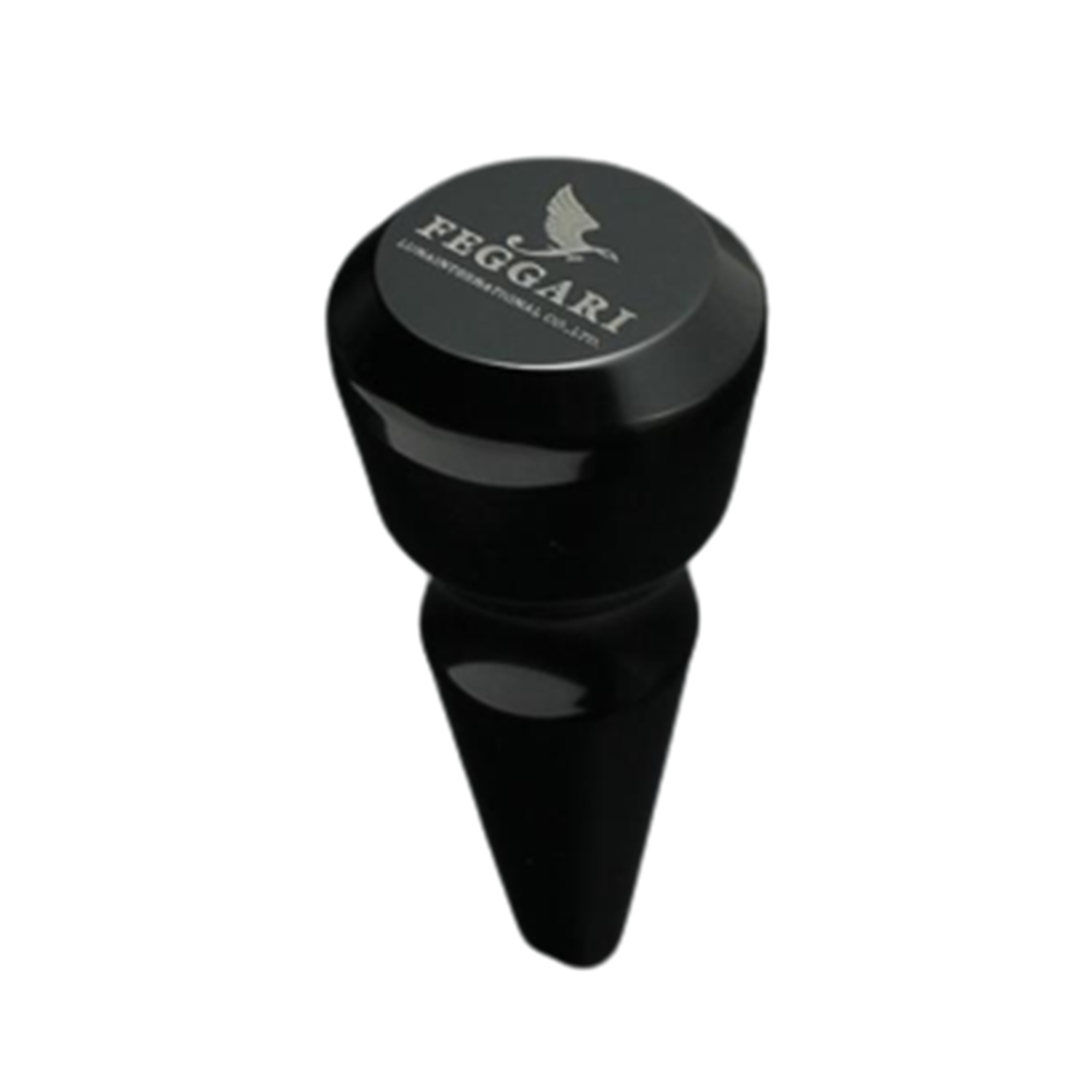 (ブラック) ビレットシフトノブ アルミ削り出し トヨタ車汎用 FEGGARI BLST2